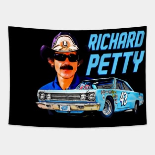 Richard Petty 43 Legend 70s Retro Tapestry