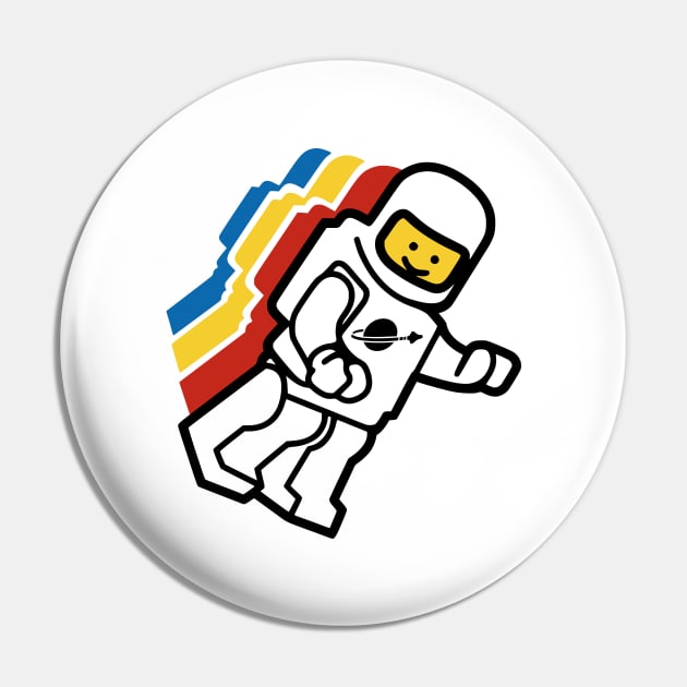 Floating Spaceman Pin by GrantMcDougall