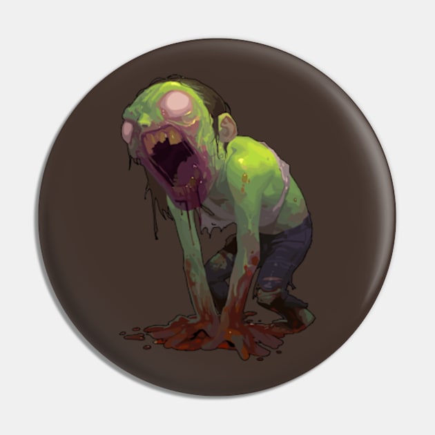 Left 4 Dead Spitter Pin by peculiarbutcute