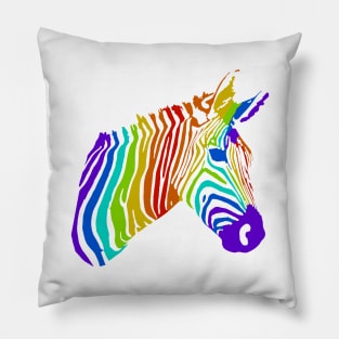 Trippy zebra Pillow