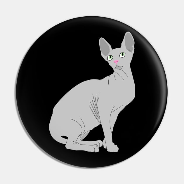 Sfinks Cat Pin by momomoma