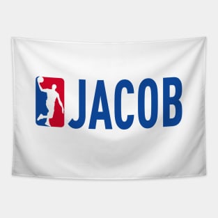 Jacob NBA Basketball Custom Player Your Name T-Shirt Tapestry