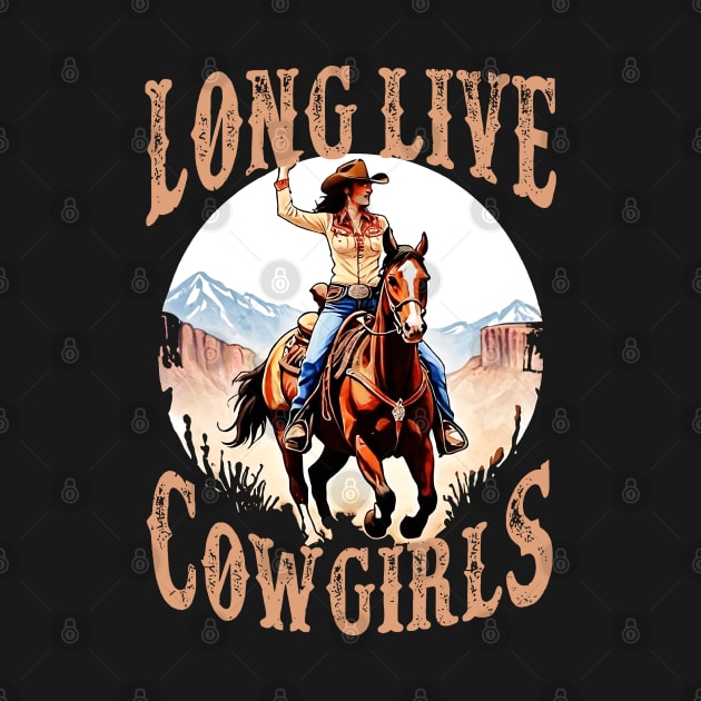 Long Live Howdy Rodeo Western Country Southern Cowgirls by masterpiecesai