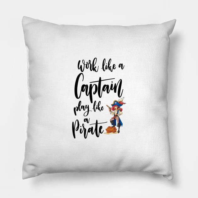 Lady Captain Pillow by designdaking