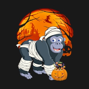 Gorilla mummy pumpkin T-Shirt