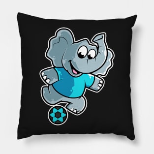 Elephant Football Game Day Funny Team Sports Soccer product Pillow