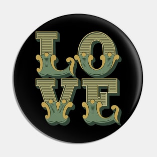 Love - Vintage Ornamental Letters. Pin