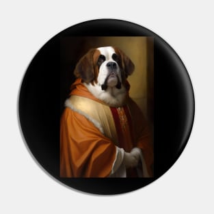 St. Bernard Classic Portrait Pin