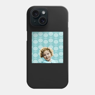 Shirley Temple Teal Phone Case
