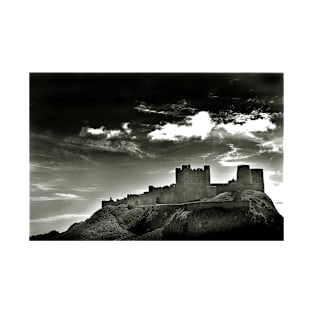 Dark clouds over Bamburgh Castle - Northumberland, UK T-Shirt