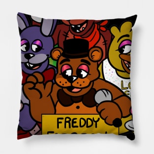 Freddy Fazbears 80s Logo Pillow