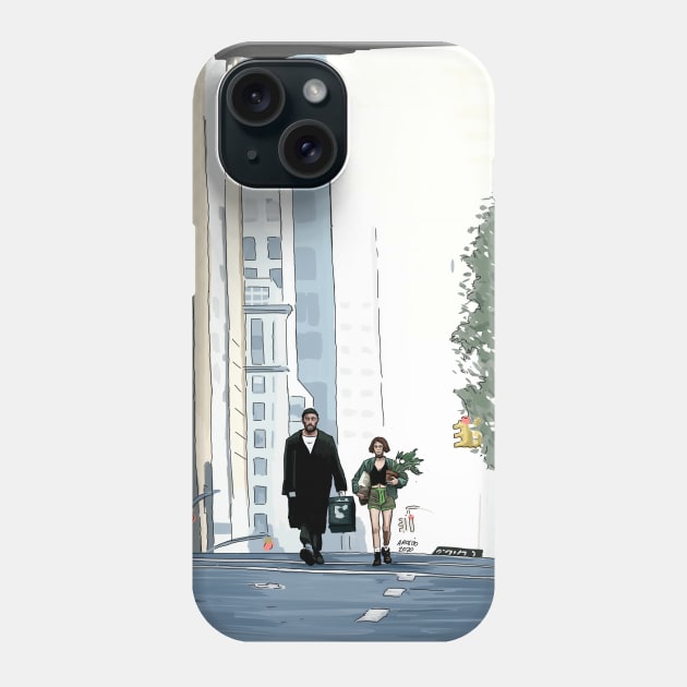 Leon the Professional Illustration Phone Case by burrotees