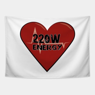 200w ENERGY heart Tapestry