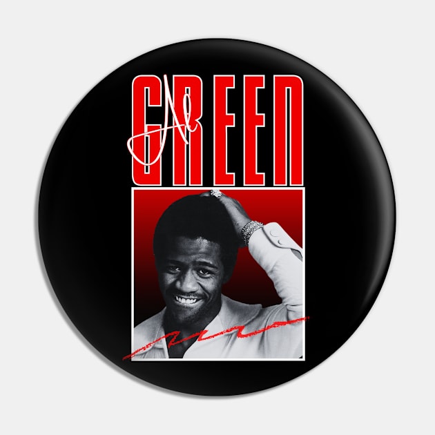 Al green///original  retro Pin by DetikWaktu