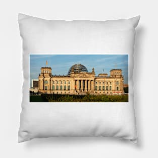 Reichstag building, Berlin, Germany, Europe Pillow