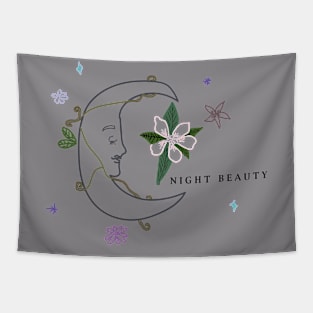 Night Beauty Tapestry