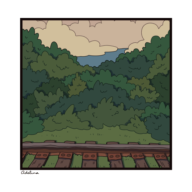 Train Tracks by greenishsapphire