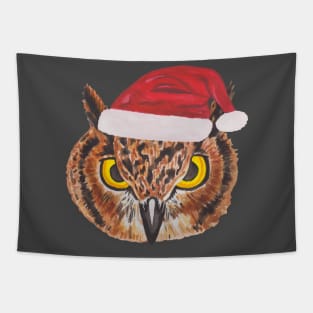 Christmas owl Tapestry