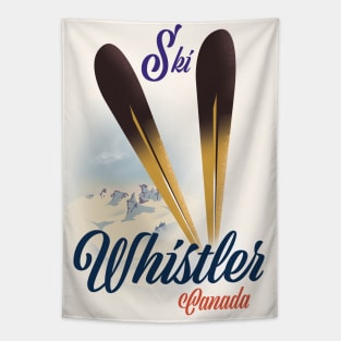 Whistler Canada Ski poster Tapestry