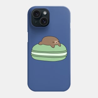 Little Sloth and Green Macaroon Phone Case