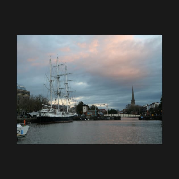 Boat at Bristol Harbour side by fantastic-designs