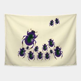 Scarab beetles assemble! Tapestry