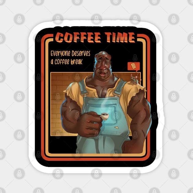 Coffee Time Magnet by Lima's