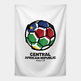 Central African Republic Football Country Flag Tapestry