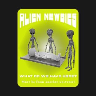 Alien Newbies - Yellow and White T-Shirt