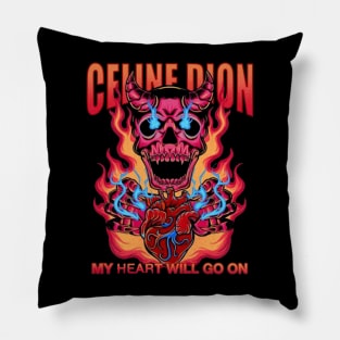 Celine dion flame Pillow