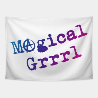 Magical GRRRL - in color Tapestry