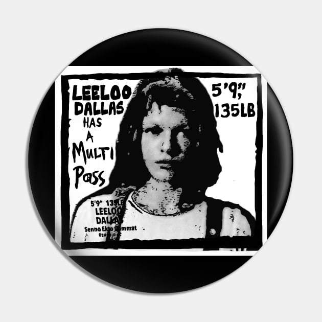 Leeloo Dallas Has A Multipass Pin by HotRock SupaJoint