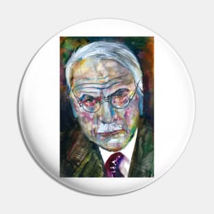 CARL JUNG - watercolor portrait .5 Pin