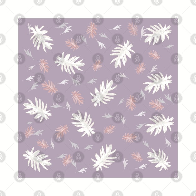 Palms Pattern purple, white, pink, leaves, tropical , fall TeePublic by PrintedDreams