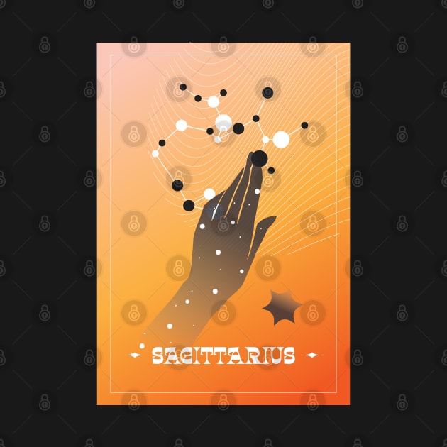 Sagittarius Zodiac Art by mardavemardave