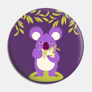 Hand Drawn Koala Funny Pin