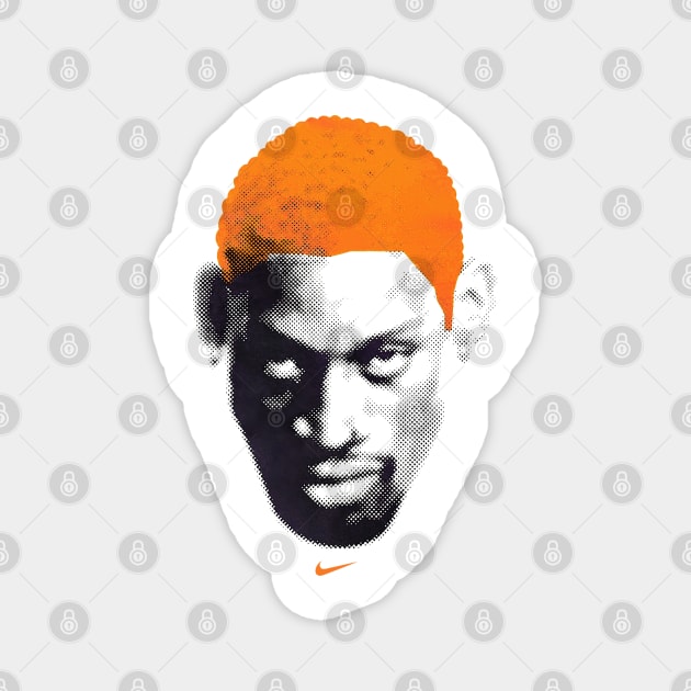 Dennis Rodman - Rodzilla - The Worm Magnet by nicklower