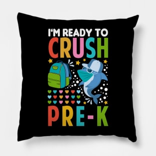 I'm Ready To Crush Pre-k Shark Back To School Pillow