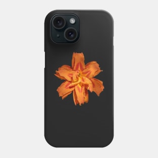 Orange Lily Photographic Image Cutout Phone Case