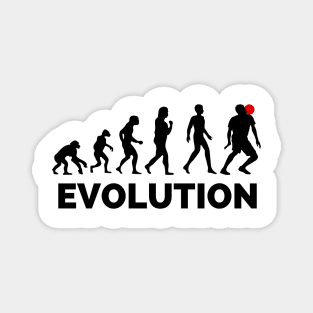 Evolution of Freestyle Football Magnet