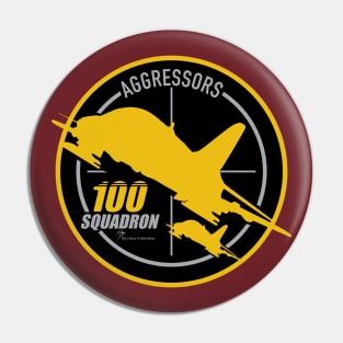 RAF Hawk - 100 Squadron Pin