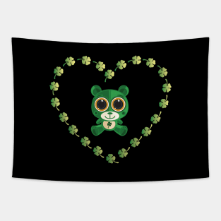 St. Patrick's Day Teddy Bear Tapestry