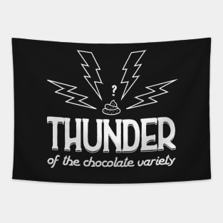 Thunder of the chocolate variety Tapestry