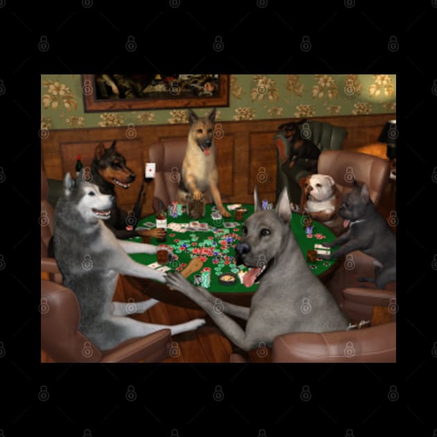 Dogs Poker Party by Ratherkool