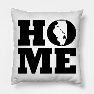 Illinois and Hawai'i HOME Roots by Hawaii Nei All Day Pillow