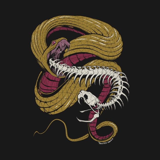 HUNGER Snake Skeleton by Twisted Squid