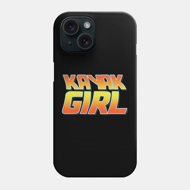 Kayak girl vintage design. Perfect present for mom mother dad father friend him or her Phone Case by SerenityByAlex