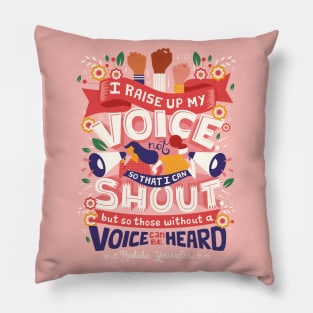 Raise Your Voice Pillow