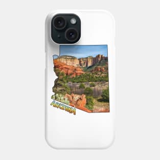 Arizona (Green Desert Canyon) Phone Case