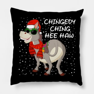 Christmas Donkey Italian Xmas Funny Donkey Lover Pajamas Pillow